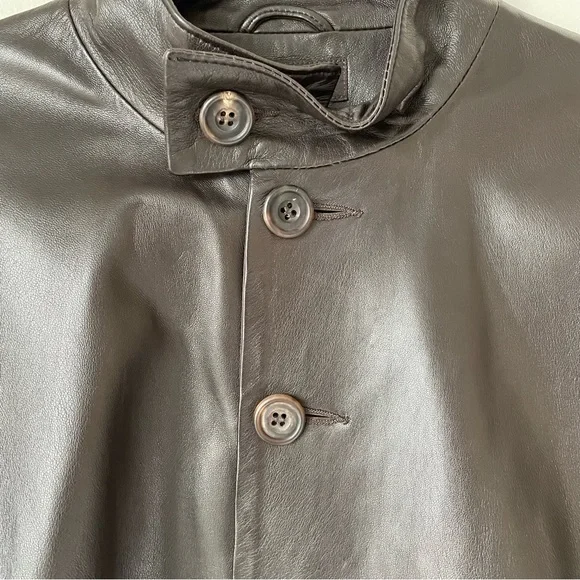 Eskandar Leather Jacket with Silk Lining - Picture 3 of 12